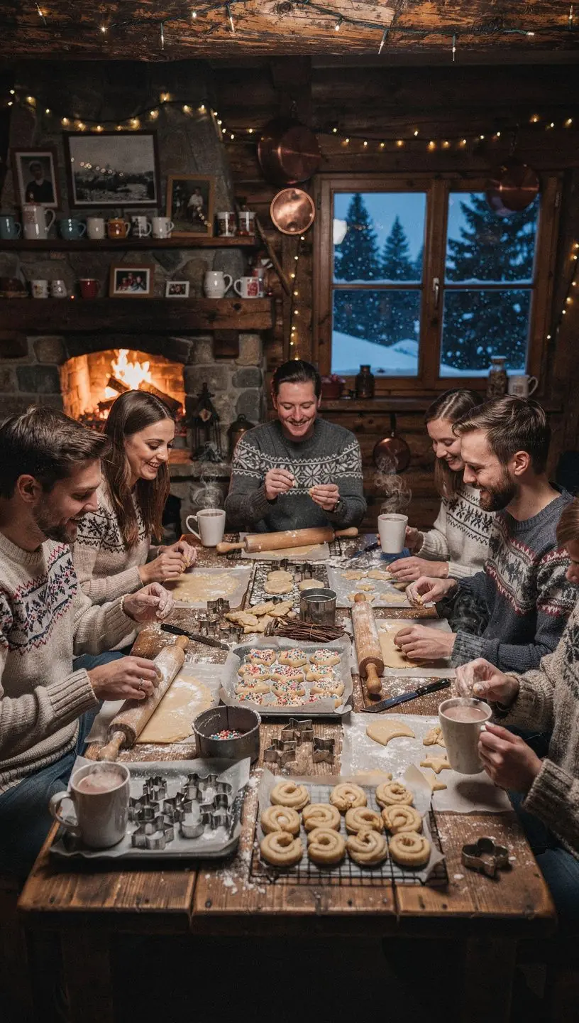 Záběr na přípravu těsta na křehké pečivo