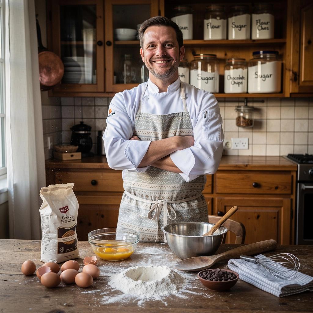 Třikrát vrstvený jahodový dort s krémovou polevou a čerstvými jahodami